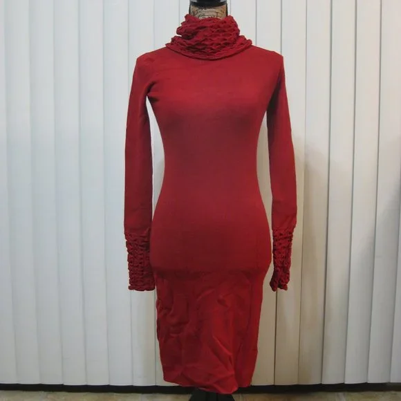 NWOT Moda International red sweater dress XS NWOT Moda International red sweater dress XS
